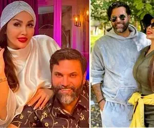 اوووف نیکبخت و زنش چه برو بیایی راه انداختن؛ خانوم واسه تولد چه اعیونی پوشید!