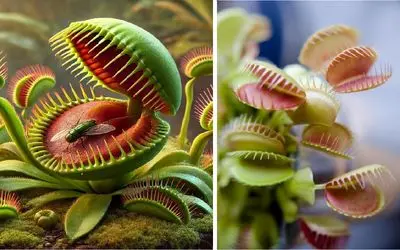 گیاهی که گوشت میخوره؛ تصاویری که باور نمیکنی! این گیاه معده داره