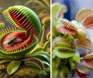 گیاهی که گوشت میخوره؛ تصاویری که باور نمیکنی! این گیاه معده داره