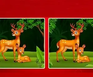 بازی فکری؛ هوش فقط هوش ایکس پلاس که بتونه 3 تفاوت گوزن رو پیدا کنه