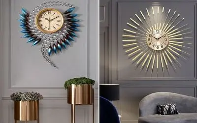 ترندترین ساعت دیواری برای سال 2025 / با دکوراسیون مینیمال نور علی نور میشه