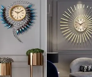 ترندترین ساعت دیواری برای سال 2025 / با دکوراسیون مینیمال نور علی نور میشه