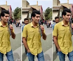 آواز خیابانی؛ ببینید این آقا وسط خیابون با آهنگ تو را دوست دارم چه محفلی گرم کرده!