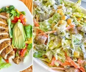 طرز تهیه سالاد مرغ با یه ترکیب عالی / خوشمزه ترین شام یا یه پیش غذای عالی