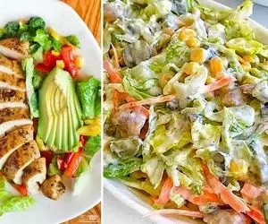 طرز تهیه سالاد مرغ با یه ترکیب عالی / خوشمزه ترین شام یا یه پیش غذای عالی