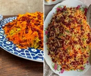 طرز تهیه هویج پلو با بهترین دستور / بدون گوشت یه قاطی پلوی خوش عطر و طعم بپزید