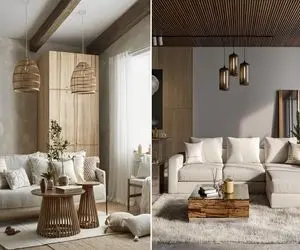 مبل کرم با چه فرشی ست میشه / دکوراسیون مدرنی که این رنگِ خفنو نداشته باشه مفت نمیارزه