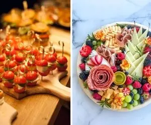 ویدئوهای پذیرایی شیک و پیک؛ میخوای مثل خارجیا سینی مزه درست کنی بلد نیستی؟ بیا یادت بدم