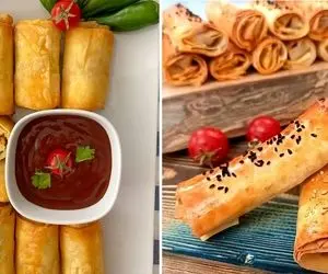 طرز تهیه بورک مرغ و قارچ / غذایی جذاب و سریع که واسه شام عالیه