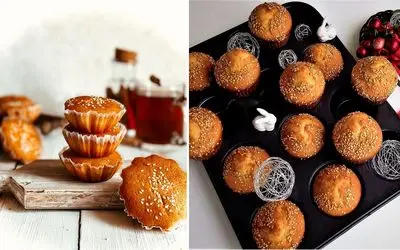 کیک یزدی بدون فر با پف زیاد و طعم عالی + اندازه ها با لیوان و دستور پخت راحت