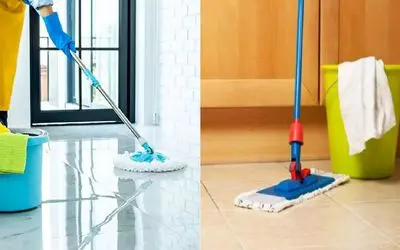 ترفندای طلایی برای براق کردن کف سرامیک با مواد طبیعی/ شر لکه هارو تو سه سوت کم کن