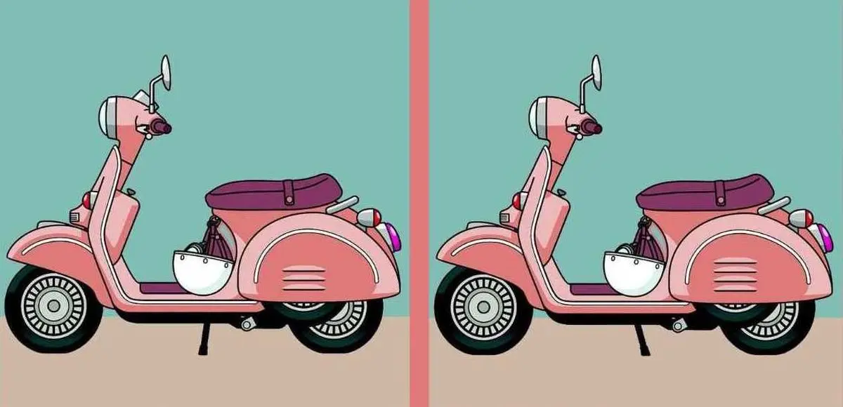 spot 3 differences scooter pictures