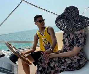 کشف حجاب همسر مهدی قائدی | تصاویر