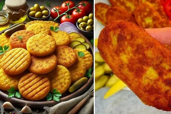 طرز تهیه کوکو سیب زمینی ترد و خوشمزه / اینجوری درست کنید حسابی پفکی میشه