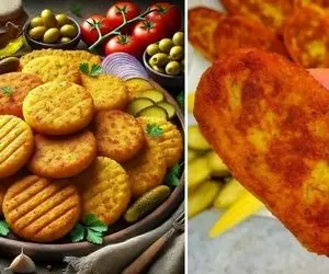 طرز تهیه کوکو سیب زمینی ترد و خوشمزه / اینجوری درست کنید حسابی پفکی میشه