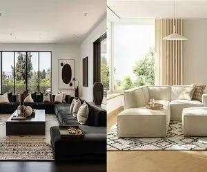 چیدانه قشنگ؛ رنگ کرم واقعا تو یه لول دیگه است اگه اینطوری تو خونه دیزاینشون کنی