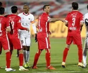 درگیری میان بازیکنان پرسپولیس و فولاد بعد از پایان بازی!