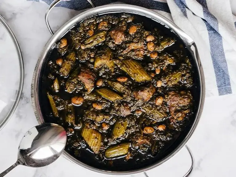 آموزش آشپزی؛ عاشق خورشت کرفس میشی اگه این شکلی درستش کنی