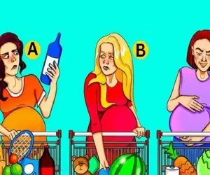 بازی فکری؛ کدام یک از خانم های باردار هندوانه را برداشته است؟