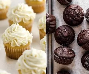 (ویدئو) طرز تهیه کاپ کیک؛ هم شکلاتیشو گفتم هم وانیلی رو پس با یه تیر دو نشون بزن