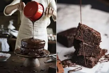 طرز تهیه کیک شکلاتی خوشمزه با فراستینگ شکلاتی