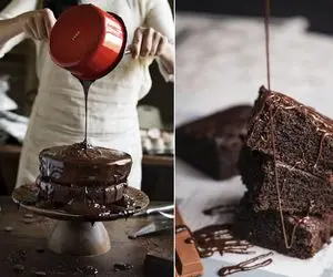 طرز تهیه کیک شکلاتی خوشمزه با فراستینگ شکلاتی