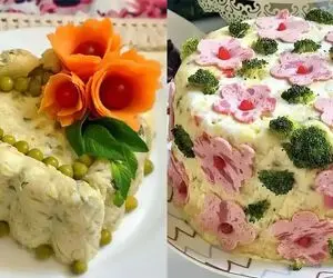 ایده های خلاقانه؛ تزئین آسون و شیک سالاد اولیه