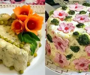 ایده های خلاقانه؛ تزئین آسون و شیک سالاد اولیه