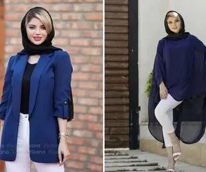 به مانتوی سرمه ای شال یا روسری چه رنگی میاد؟