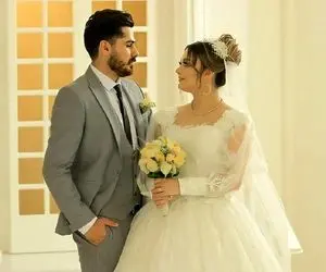 دف نوازی عروس در روز عروسیش | این ویدیو عالیه