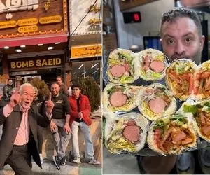 آواز دیش دیش؛ ترکیب سمی آو آو آو صادق بوقی با ساندویچ های بمب سعید