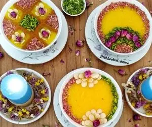 واسه سفره افطار شله زردُ اینجوری خوووشگل و خوردنی کن؛ کلی ایده راحت اونم بدون شابلون