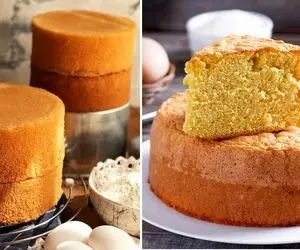 طرز تهیه کیک ساده خونگی بدون فر / یه کیک بی نظیر با پف زیاد واسه اونایی که فر ندارن