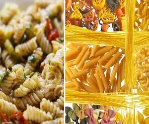 ترفند های خوشمزه تر شدن سالاد ماکارونی | بهترین فرم پاستا برای سالاد ماکارونی