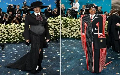 وقتی فشن، فرم مقاومت گرفت / مد سیاه درخشان‌تر از همیشه در مت گالا 2025 درخشید