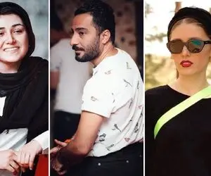 وقتی باران خانم جلوی عکاسا و کنار"نوید محمدزاده" ژست می گیره؛ شیطنتی که ناجور شد!