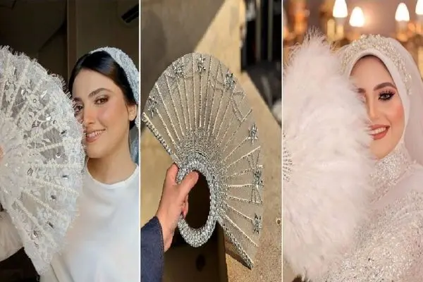 بادبزن های پرنسسی عروس؛ استایل عروسای تابستون تو رویایی ترین شبشون با اینا تکمیله