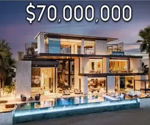 معماری خلاقانه؛ شیخ عرب تو دبی خونه ساخته ترکیبی آکواریوم و قصر حراستش کوسه اس