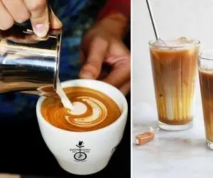 طرز تهیه شیر قهوه سرد و گرم کافی شاپی در خانه + روش ساده برای گرفتن فوم از شیر