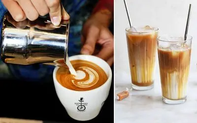 طرز تهیه شیر قهوه سرد و گرم کافی شاپی در خانه + روش ساده برای گرفتن فوم از شیر
