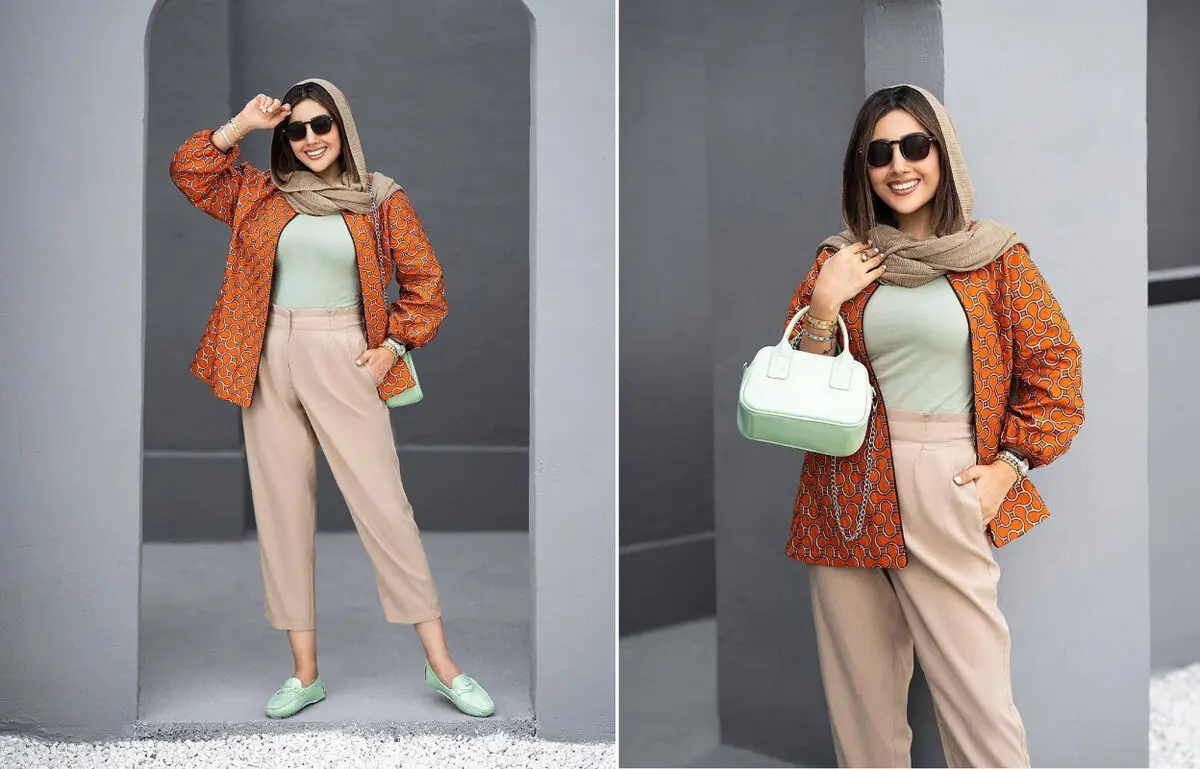 مانتو نارنجی را چگونه ست کنیم؟