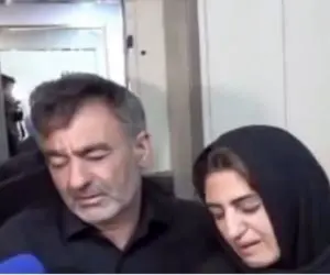 (ویدئو)گریه و بیتابی پدر و مادر الهه حسین نژاد/ حکم قاتل پس فطرت راخواستن