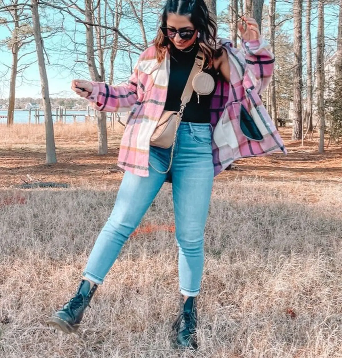 Spring Shacket Outfit
