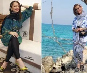 عکسی نکته دار و پولساز از "نفیسه روشن"؛ کربلایی خانوم تو ویلای لاکچری فقط با کلاه!