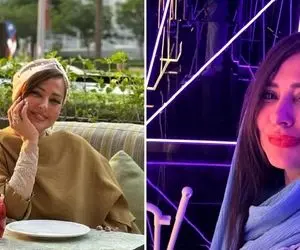 وقتی نفیسه روشن رو تاپ معلق دبی ژست جورجینا میگیره / سیاره تو چشماشو چه به رخ کشید