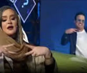 آواز معروفا؛ واکنش سانسور کردنی نعیمه به رقص حامد آهنگی وقتی دوتا سم به هم افتادن