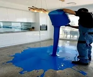 معماری خلاقانه؛ رنگ رو ریخت کف زمین میگی گند زد ولی بعد نمیتونی فکتو از زمین جمع کنی