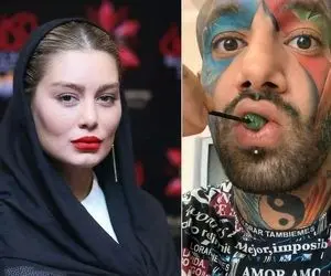 رونمایی قریشی از دست های تتو شُدش؛ سحر واسه دلِ تتلو خودشو به خون کشید!