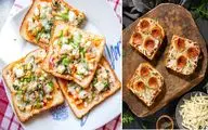 طرز تهیه پیتزا با نون تست با فر و بدون فر / یه پیتزای خوشمزه و سه سوته که حرف نداره