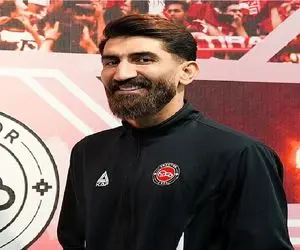 تحسین شجاع بعد از بازی با الشرطه توسط بیرانوند